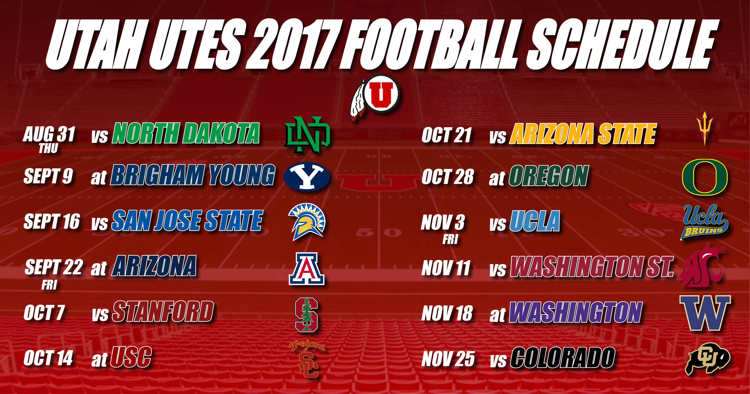 Utah State University Football Schedule